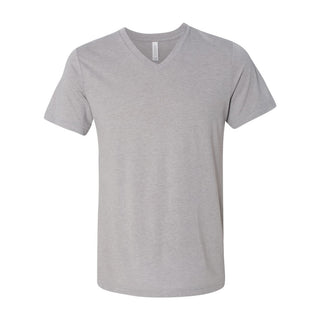 Custom Printed BELLA + CANVAS - Triblend V-Neck Short Sleeve Tee