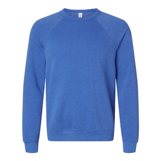 Custom Printed BELLA + CANVAS - Sponge Fleece Raglan Crewneck Sweatshirt