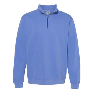 Custom Embroidered Comfort Colors - Garment-Dyed Quarter Zip Sweatshirt