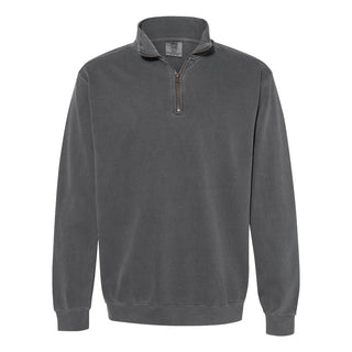 Custom Embroidered Comfort Colors - Garment-Dyed Quarter Zip Sweatshirt