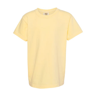 Custom Printed Comfort Colors - Garment-Dyed Youth Heavyweight T-Shirt - 9018