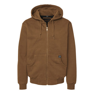 Custom Embroidered DRI DUCK - Crossfire Heavyweight Power Fleece Hooded Jacket with Thermal Lining