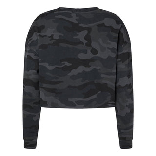 Custom Printed Independent Trading Co. - Women's Lightweight Crop Crewneck Sweatshirt