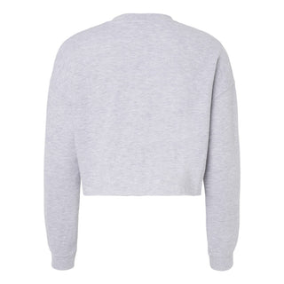 Custom Printed Independent Trading Co. - Women's Lightweight Crop Crewneck Sweatshirt