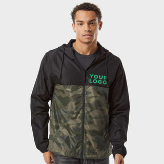 Custom Printed Independent Trading Co. - Lightweight Windbreaker Full-Zip Jacket