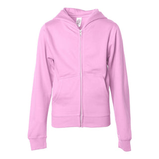 Custom Embroidered Independent Trading Co. - Youth Midweight Full-Zip Hooded Sweatshirt