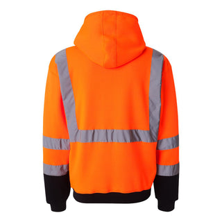 Custom Embroidered Kishigo - Hi-Vis Full-Zip Hooded Sweatshirt