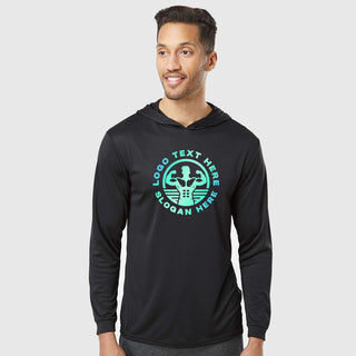 Custom Printed Paragon - Bahama Performance Hooded Long Sleeve T-Shirt
