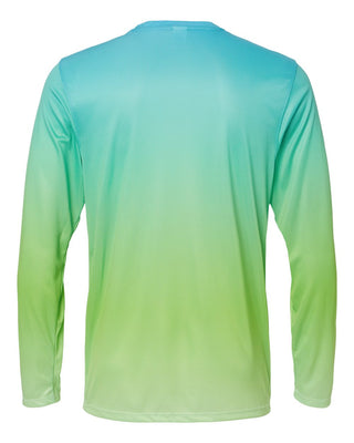 Custom Printed Paragon - Barbados Performance Pin Dot Long Sleeve T-Shirt - 225