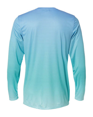 Custom Printed Paragon - Barbados Performance Pin Dot Long Sleeve T-Shirt - 225