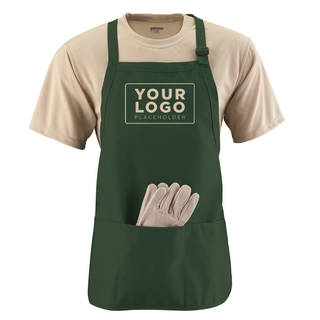 Custom Embroidered Augusta Sportswear - Medium Length Apron with Pouch