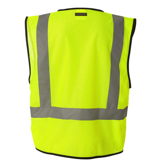 Custom Printed Kishigo - Economy Single Pocket Hook-and-Loop Mesh Vest